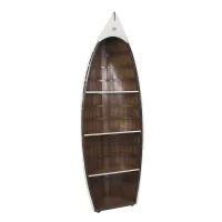 Picture A unique bookcase in the shape of a boat - Authentic Models