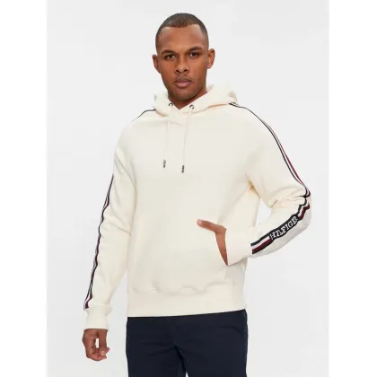 Zdjęcie Tommy Hilfiger Bluza Global Stripe MW0MW33659 Beżowy Regular Fit