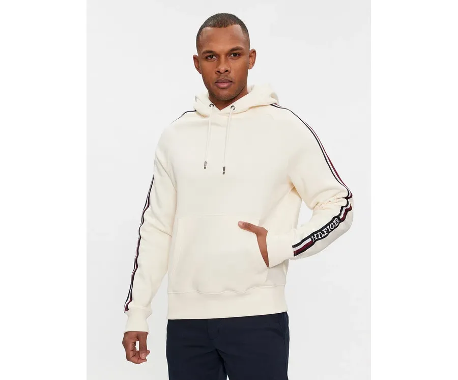 obrazek 1 Tommy Hilfiger Bluza Global Stripe MW0MW33659 Beżowy Regular Fit