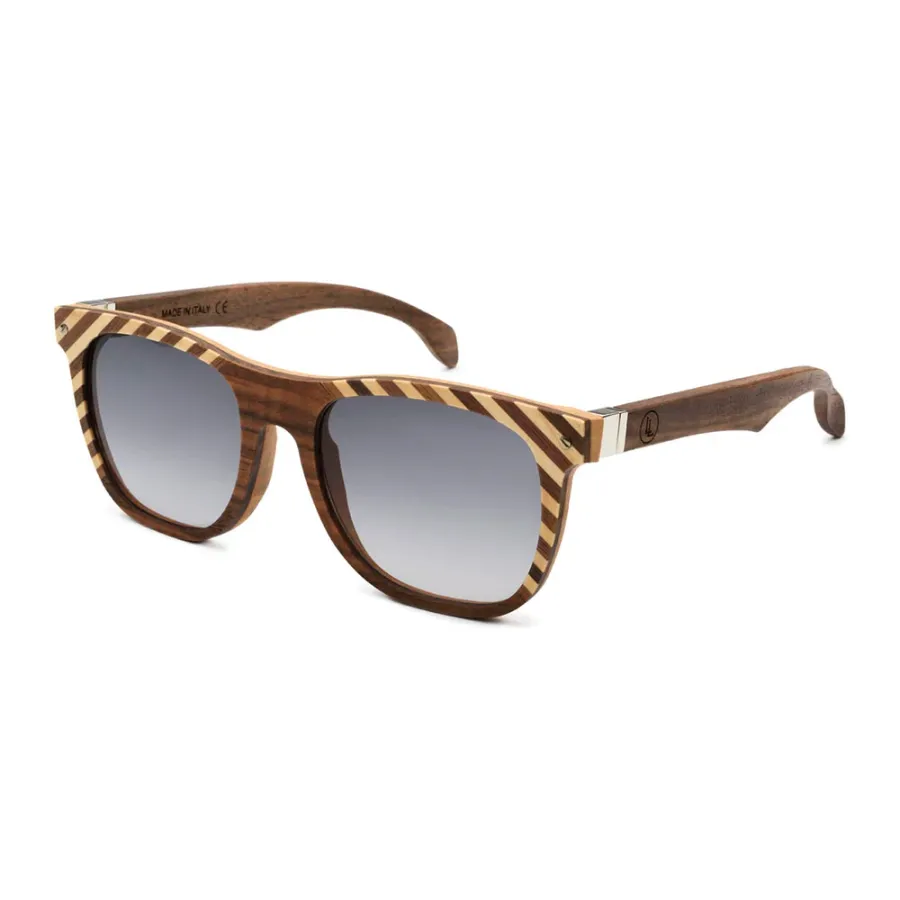 obrazek 2 Stylowe okulary z ozdobnymi paskami z drewna - Legno Light