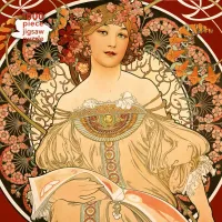 Zdjęcie Puzzle dla dorosłych Alphonse Mucha: Zaduma - Flame Tree Publishing