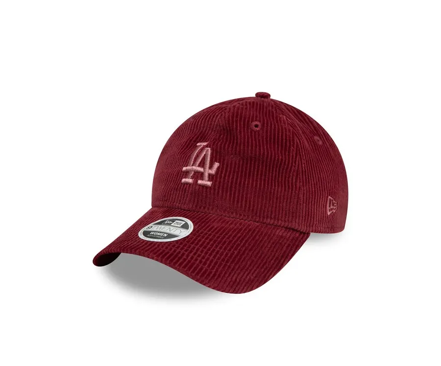 obrazek 1 New Era Czapka z daszkiem Los Angeles Dodgers Cord 9Twenty 60595359 Bordowy