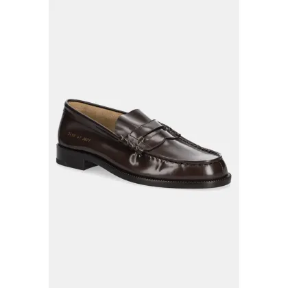Zdjęcie Common Projects mokasyny skórzane Loafer męskie kolor brązowy 2490