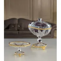 Picture Straight from Italy - a wonderful crystal container and plate