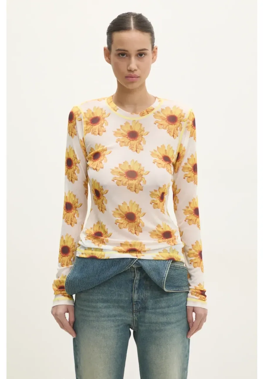 obrazek 1 JW Anderson longsleeve Long Sleeve Underpinning damski kolor żółty JO0238.PG1670.001