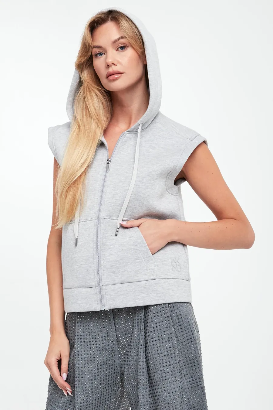 obrazek 1 Kamizelka damska z kapturem Biacco WEEKEND MAX MARA Weekend Max Mara
