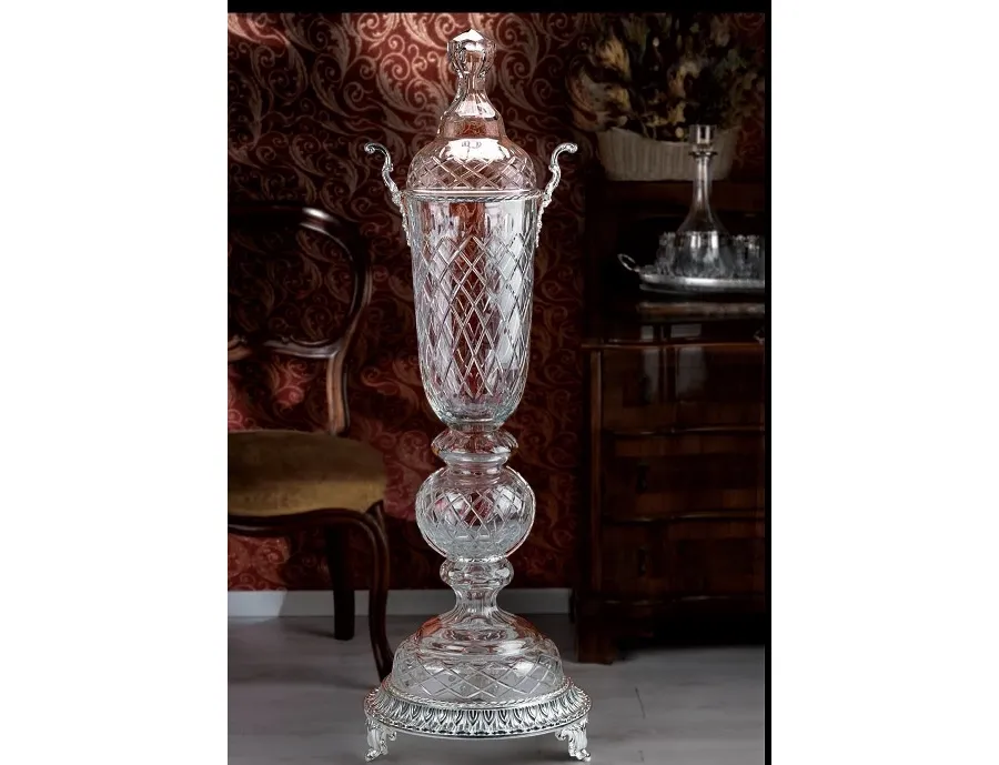 obrazek 1 Elegancka, ozdobna amfora, h 125 cm