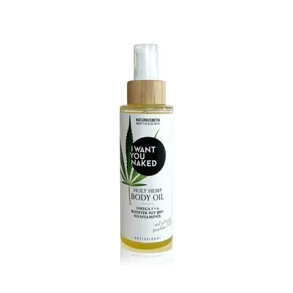 Zdjęcie I WANT YOU NAKED Holy Hemp Bio-Hanfsamenöl & Vitamin E Olejek do ciała 100 ml