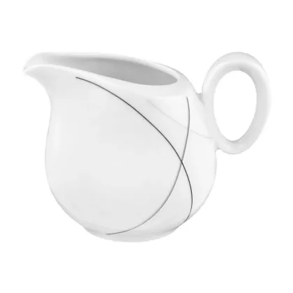 Picture Porcelain milk jug with delicate decoration - Seltmann Weiden