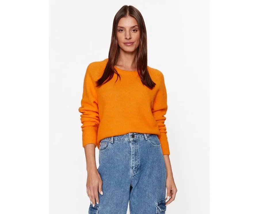obrazek 1 Samsøe Samsøe Sweter F00022152 Pomarańczowy Regular Fit