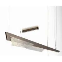 Zdjęcie Stylowa lampa sufitowa z elementami LED i ręcznie wycinanymi włoskimi kryształami - Il Paralume Marina
