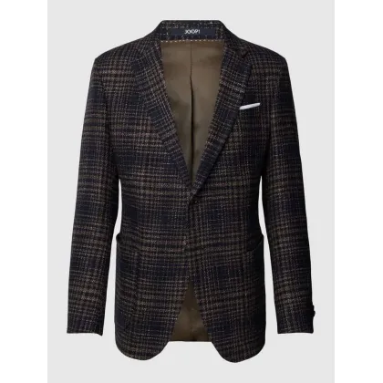 Zdjęcie Marynarka zapinana na dwa guziki ze wzorem w kratę model ‘Four’
