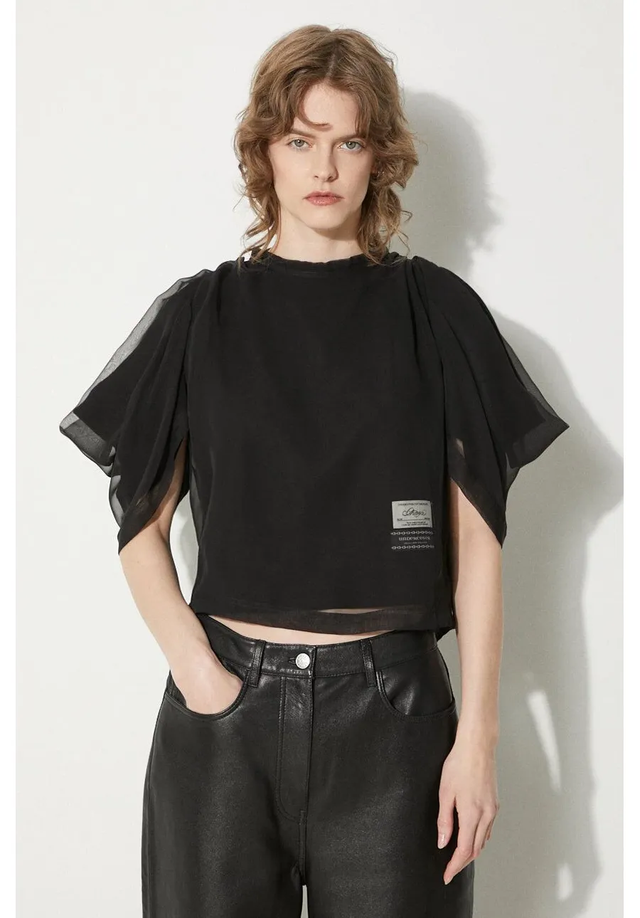 obrazek 1 Undercover bluzka Pullover damska kolor czarny gładka UC1D1803.2