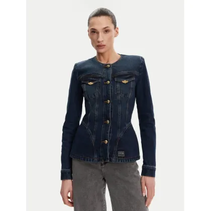 Zdjęcie Versace Jeans Couture Kurtka jeansowa 78HAS457 Niebieski Slim Fit