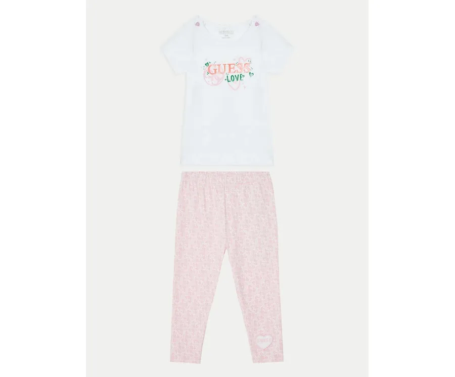 obrazek 1 Guess Komplet dziecięcy A5RG06 K6YW4 Biały Regular Fit