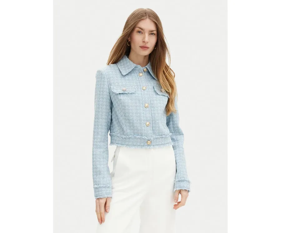 obrazek 1 Guess Marynarka W5RN47 WGW82 Błękitny Regular Fit