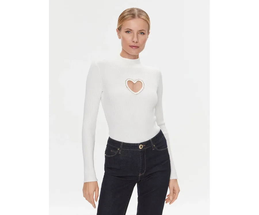 obrazek 1 Guess Body W4RR6 0Z2YK2 Écru Slim Fit