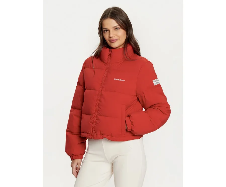 obrazek 1 Guess Jeans Kurtka zimowa W4BL20 WGII2 Czerwony Regular Fit