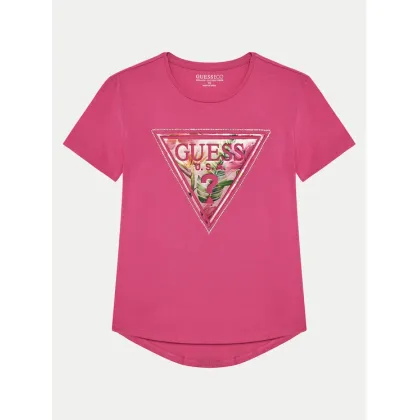 Zdjęcie Guess T-Shirt J5GI15 K6YW4 Różowy Regular Fit