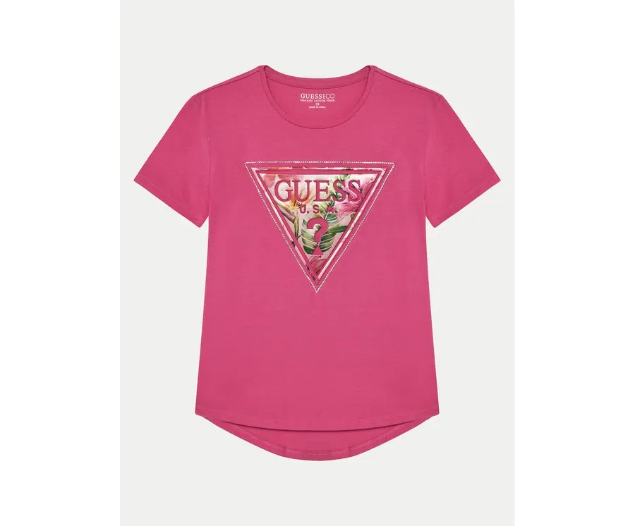 obrazek 1 Guess T-Shirt J5GI15 K6YW4 Różowy Regular Fit