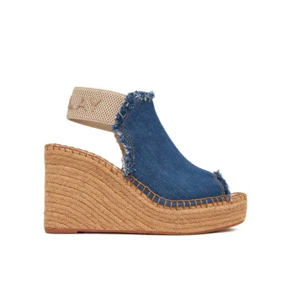 Zdjęcie REPLAY Sandały Jess Tyne Denim Wedge Sandal GWP4G.000.C0036T Niebieski