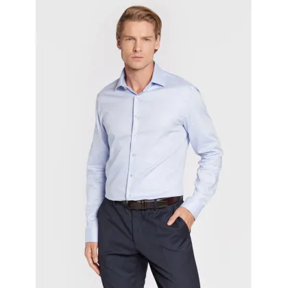 Zdjęcie Calvin Klein Koszula K10K108427 Niebieski Fitted Fit