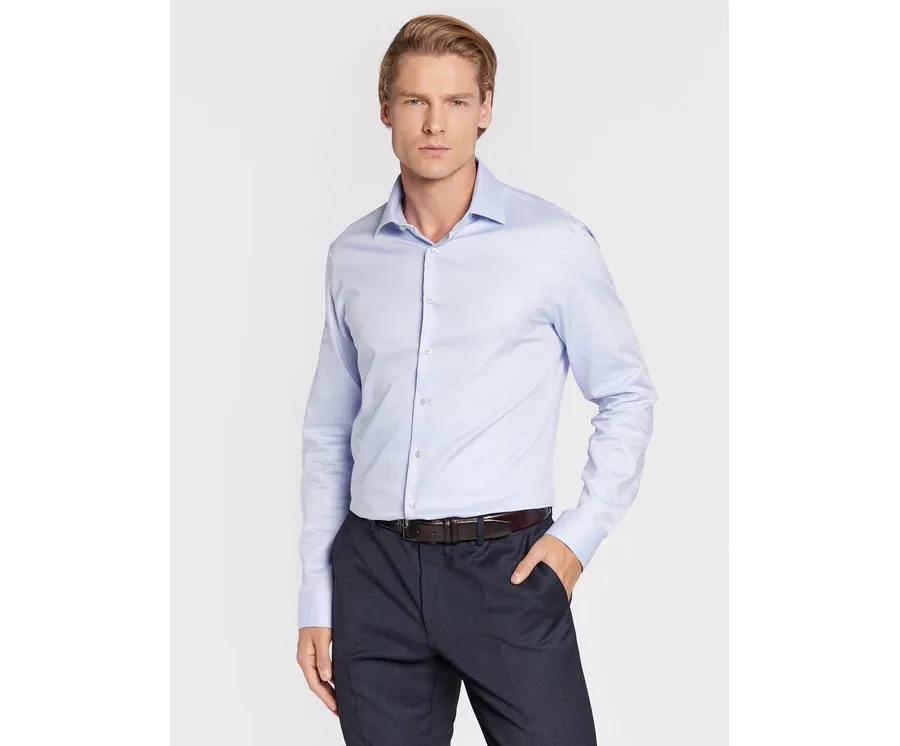 obrazek 1 Calvin Klein Koszula K10K108427 Niebieski Fitted Fit