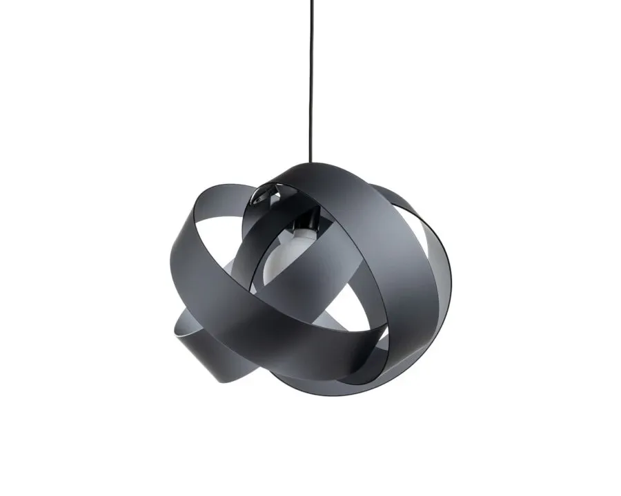 obrazek 2 Stylowa lampa wisząca w formie splątanej wstęgi