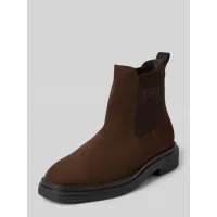 Zdjęcie Buty chelsea ze skóry z wyhaftowanym logo model ‘Boggar’