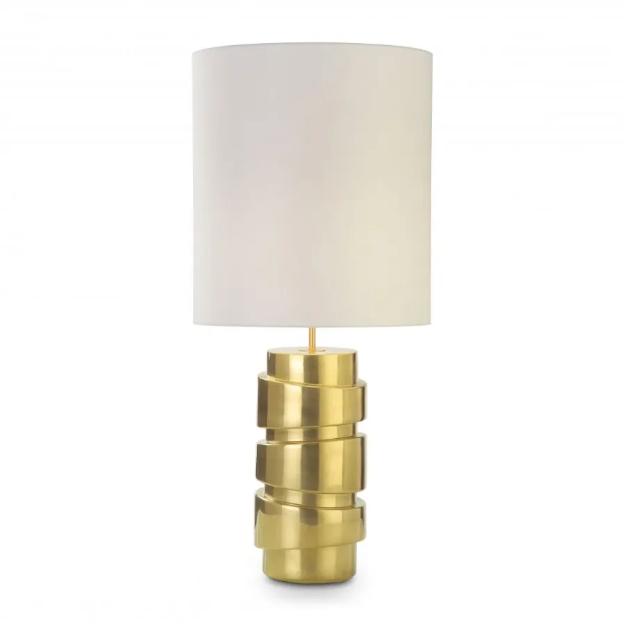 obrazek 3 Ceramiczna włoska lampa stołowa H.43xL.22xP.22 cm