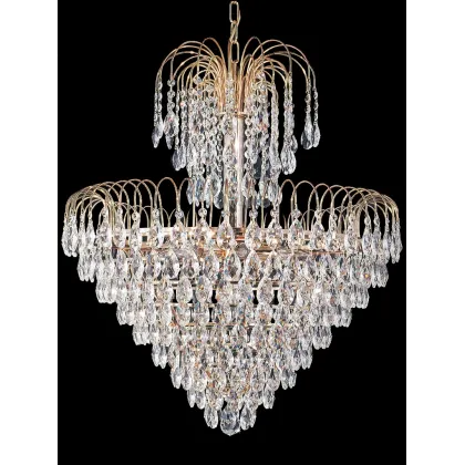 Zdjęcie Luksusowy włoski żyrandol wykonany z kryształu