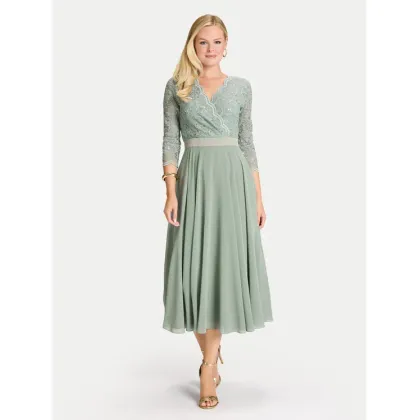 Zdjęcie Swing Sukienka koktajlowa 5AE29100 Zielony Regular Fit