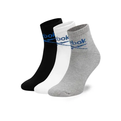 Zdjęcie Reebok Zestaw 3 par wysokich skarpet unisex R0255-SS24 (3-pack) Kolorowy
