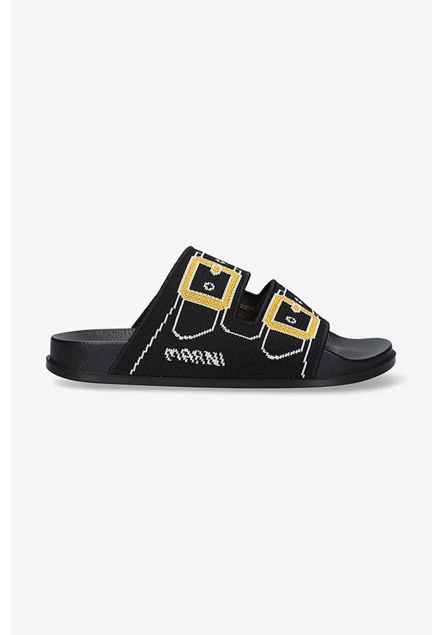 obrazek 1 Marni klapki Sandal męskie kolor czarny SAMR003802.P4547-POMARA