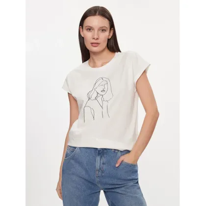 Zdjęcie Vero Moda T-Shirt 10298088 Biały Box Fit