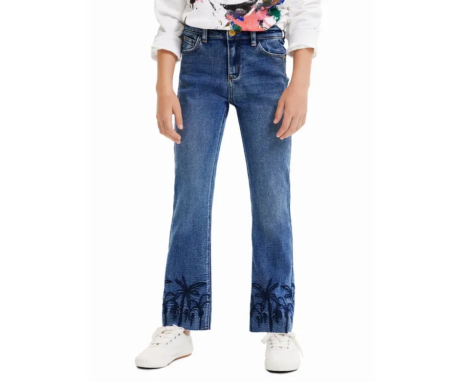 obrazek 1 Desigual Jeansy 23SGDD06 Szary Regular Fit