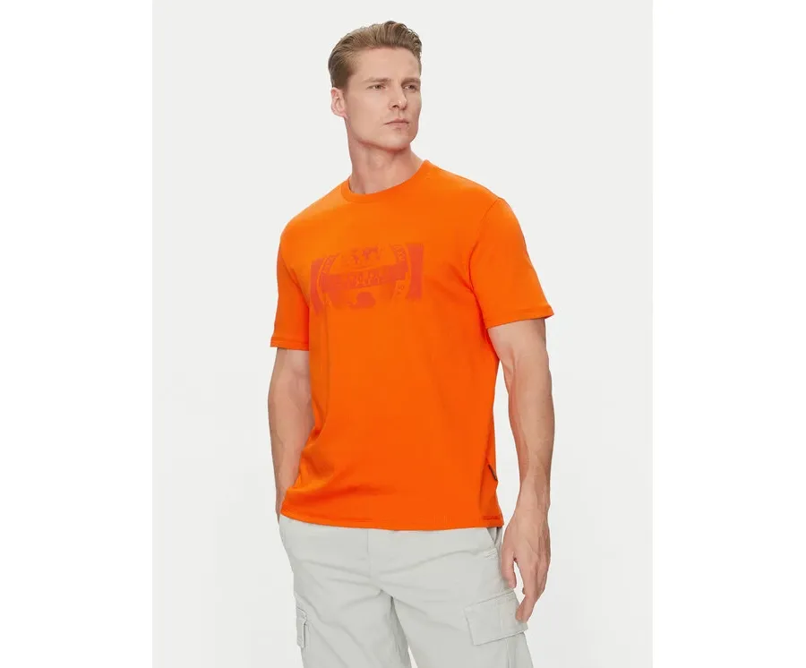 obrazek 1 Napapijri T-Shirt S-Vanni NP0A4IEA Pomarańczowy Regular Fit