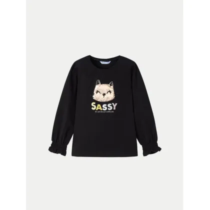 Zdjęcie Mayoral Bluzka 4071 Czarny Regular Fit