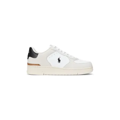 Zdjęcie Polo Ralph Lauren sneakersy skórzane Masters Crt kolor biały 809955690001