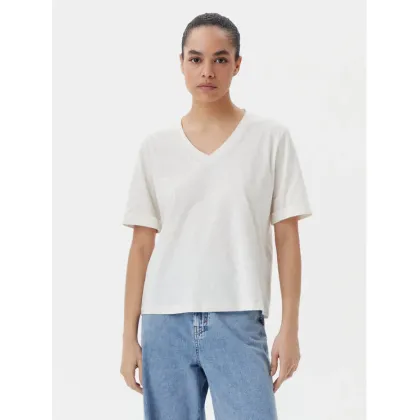 Zdjęcie Liu Jo Beachwear T-Shirt TA5175 JS923 Écru Regular Fit