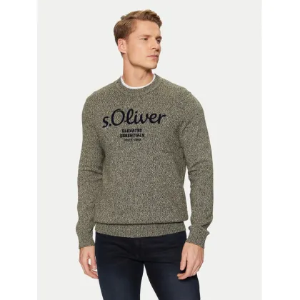 Zdjęcie s.Oliver Sweter 2152697 Zielony Regular Fit
