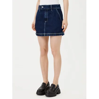 Zdjęcie HUGO Spódnica jeansowa mini 50531831 Granatowy Regular Fit