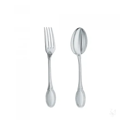 Zdjęcie Dwuelementowy zestaw ze srebra – łyżka i widelec dla dziecka – Zaramella Argenti