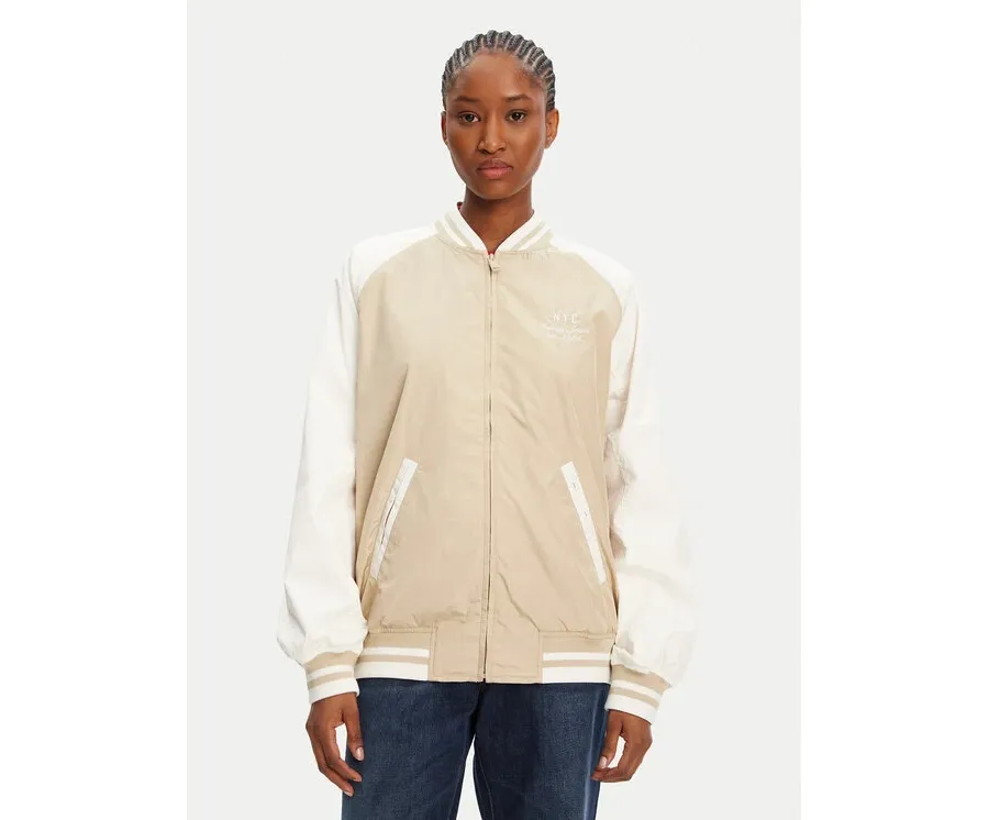 obrazek 1 Tommy Jeans Kurtka bomber Souvenir DW0DW21432 Beżowy