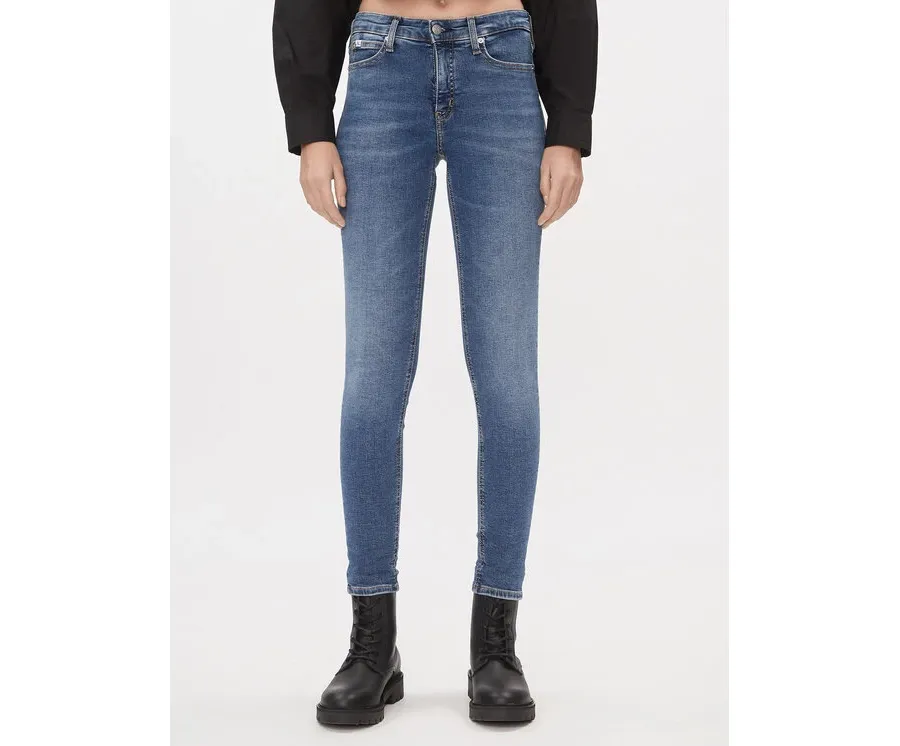 obrazek 1 Calvin Klein Jeans Jeansy J20J221581 Niebieski Skinny Fit