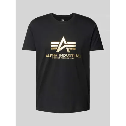 Zdjęcie Alpha Industries T-Shirt Basic 100501 Czarny Regular Fit