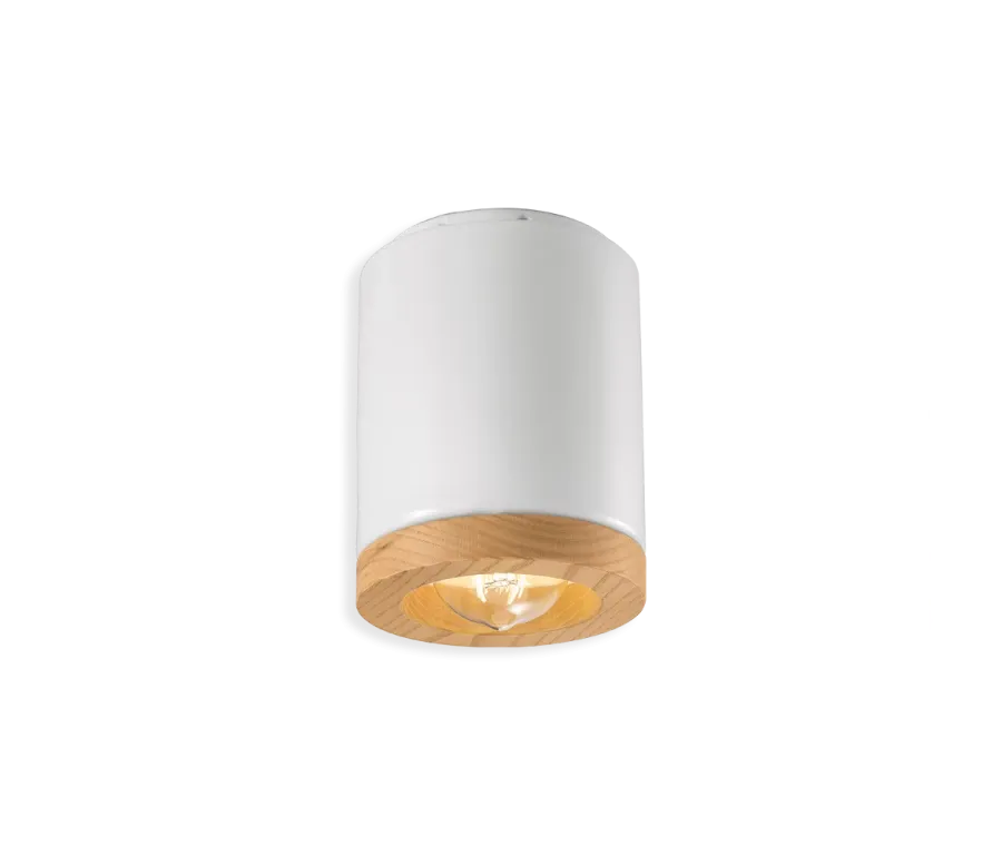 obrazek 1 Lampa sufitowa-plafoniera Mateca w stylu retro z Włoch