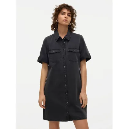 Zdjęcie Vero Moda Sukienka jeansowa Jennie 10309665 Czarny Regular Fit