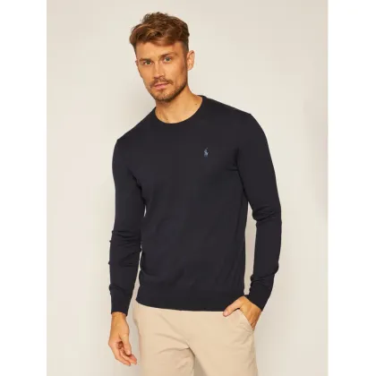 Zdjęcie Polo Ralph Lauren Sweter Ls Sf Cn Pp 710684957001 Granatowy Slim Fit