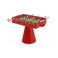 Picture Original, Unusual, Elegant One-Leg Foosball Table, Red - FAS